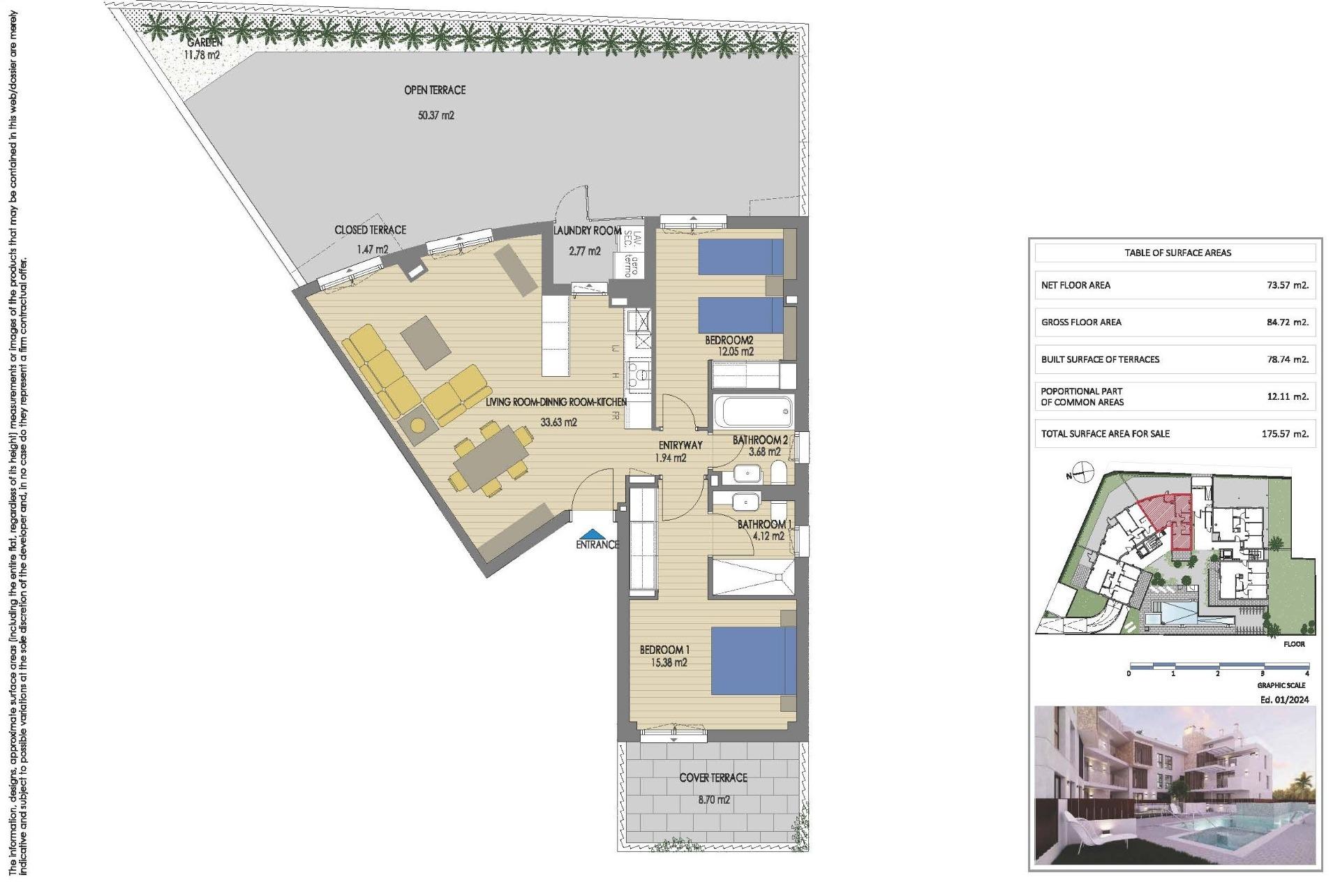 Apartamentos de nueva construcción en Cala Blanca, Jávea, a solo 100 metros del mar
