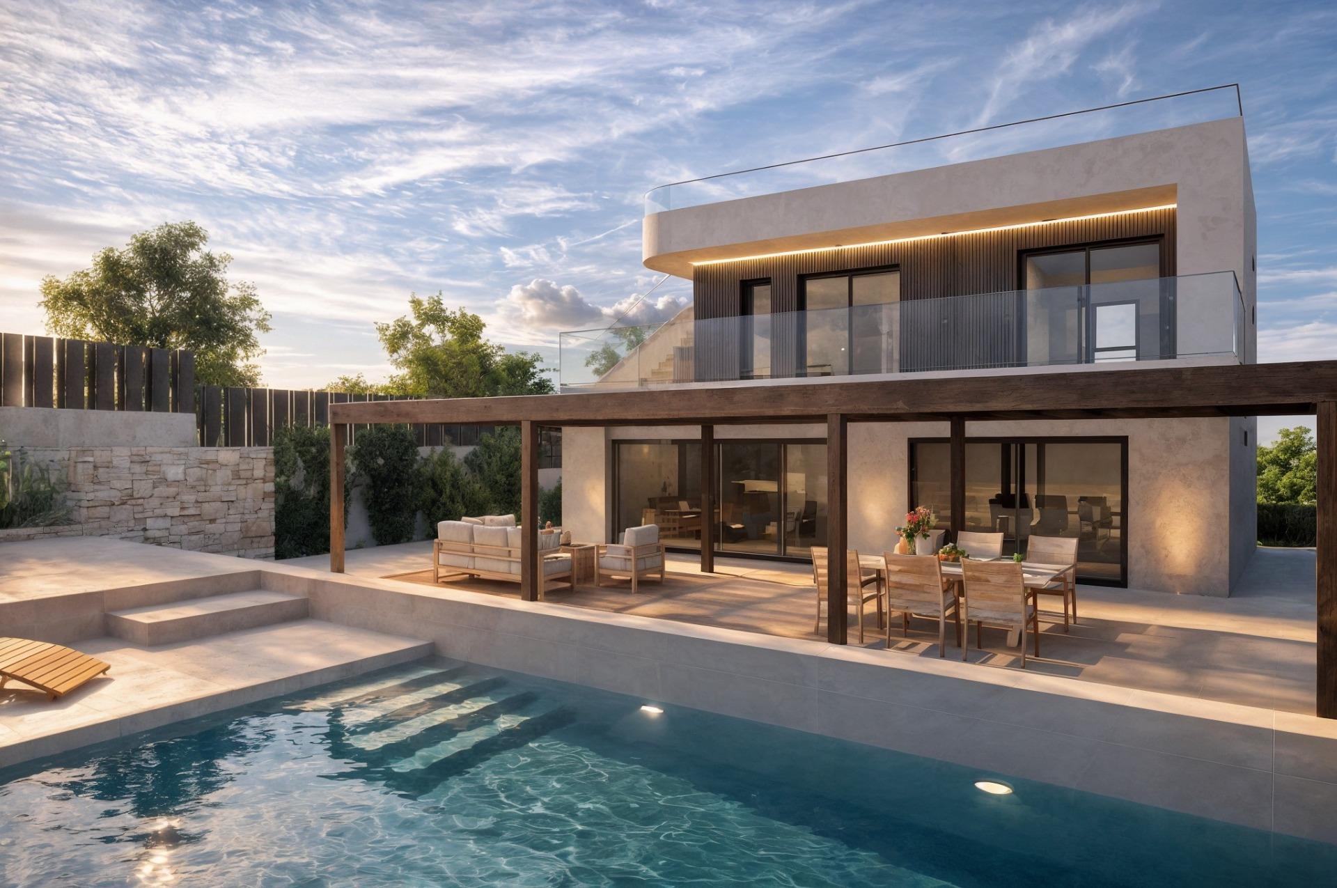 Exclusivas villas de lujo en primera línea de mar en Cala Flores, Cabo de Palos