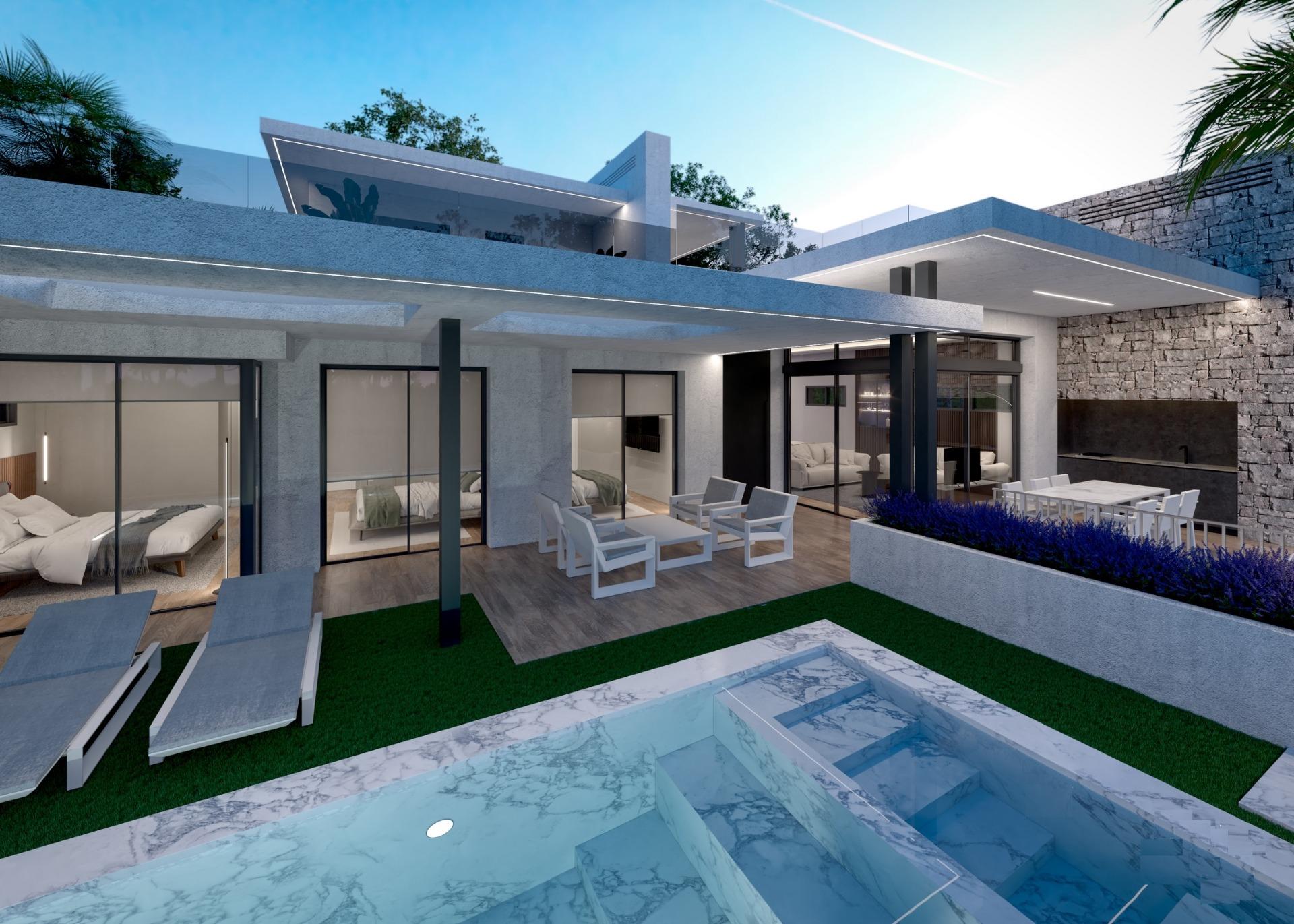 Villa de lujo en primera línea del lago en el complejo Santa Rosalia Lake and Life Resort, en la Región de Murcia