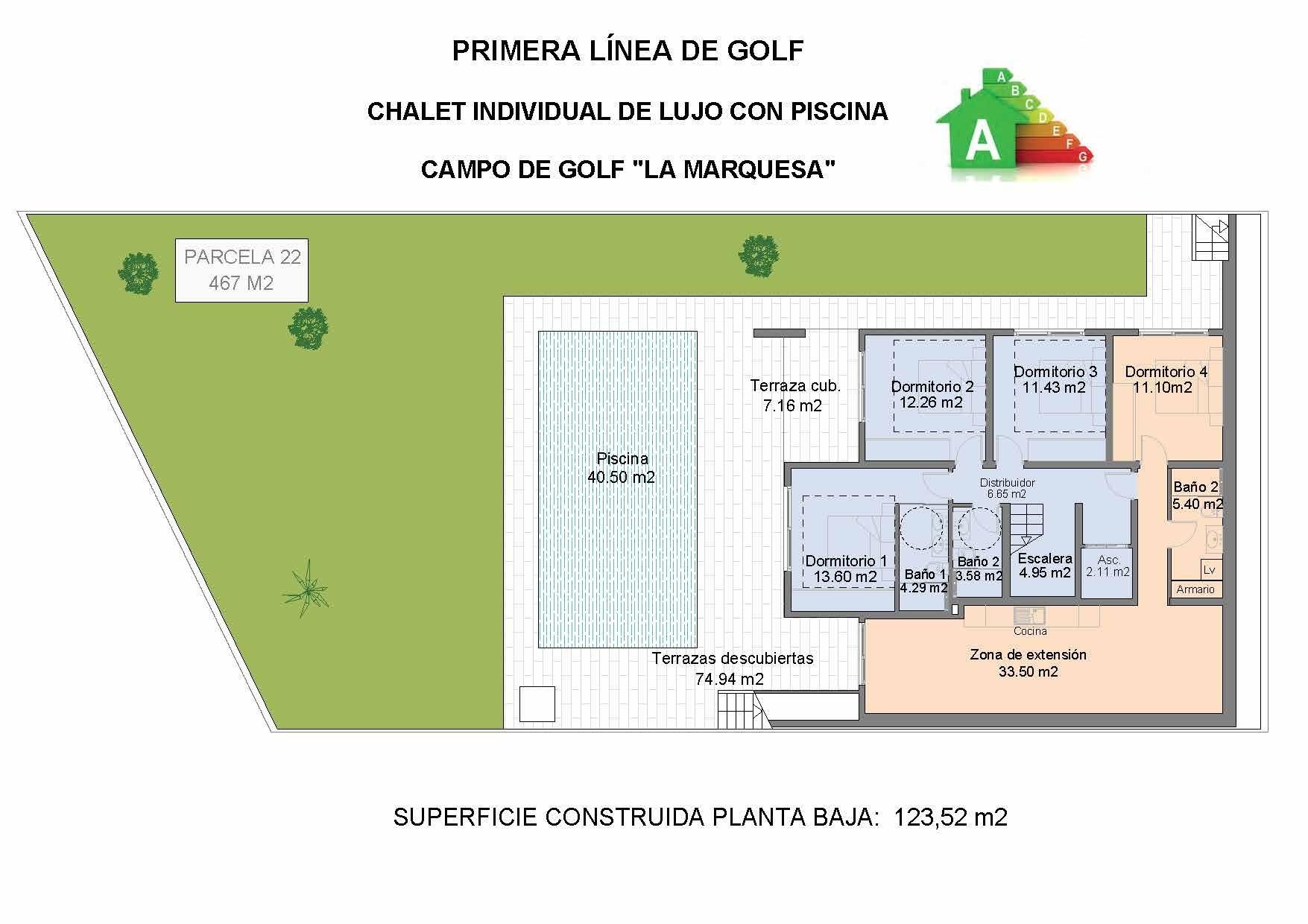 Villas de lujo en primera línea de campo de golf en Ciudad Quesada, Costa Blanca