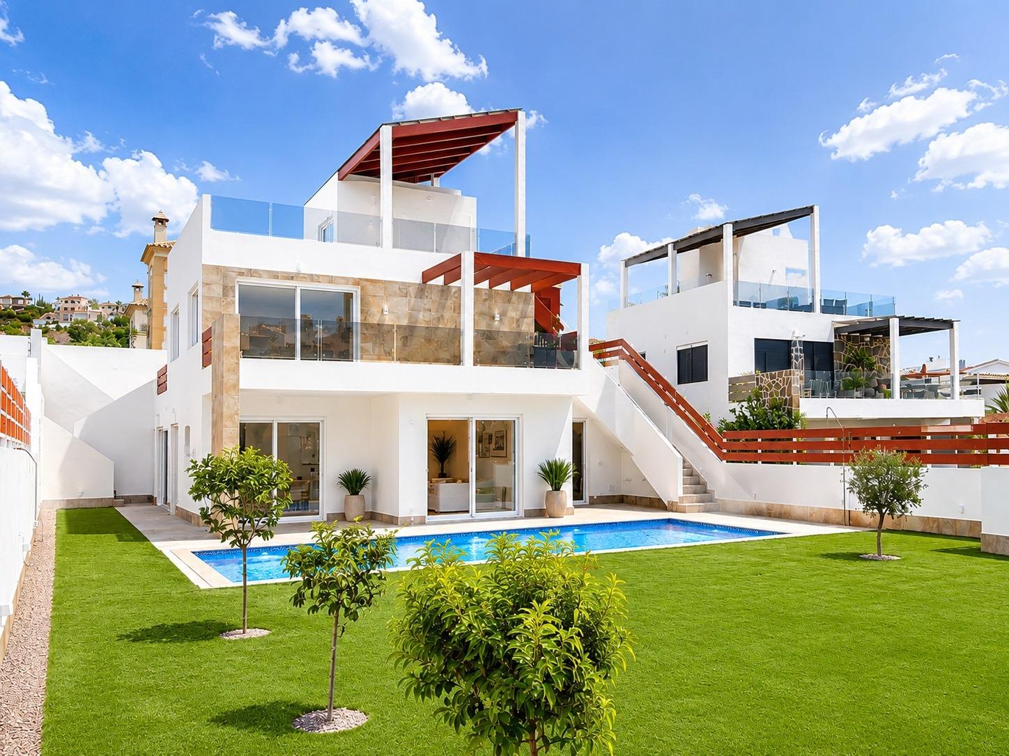 Villas de lujo en primera línea de campo de golf en Ciudad Quesada, Costa Blanca