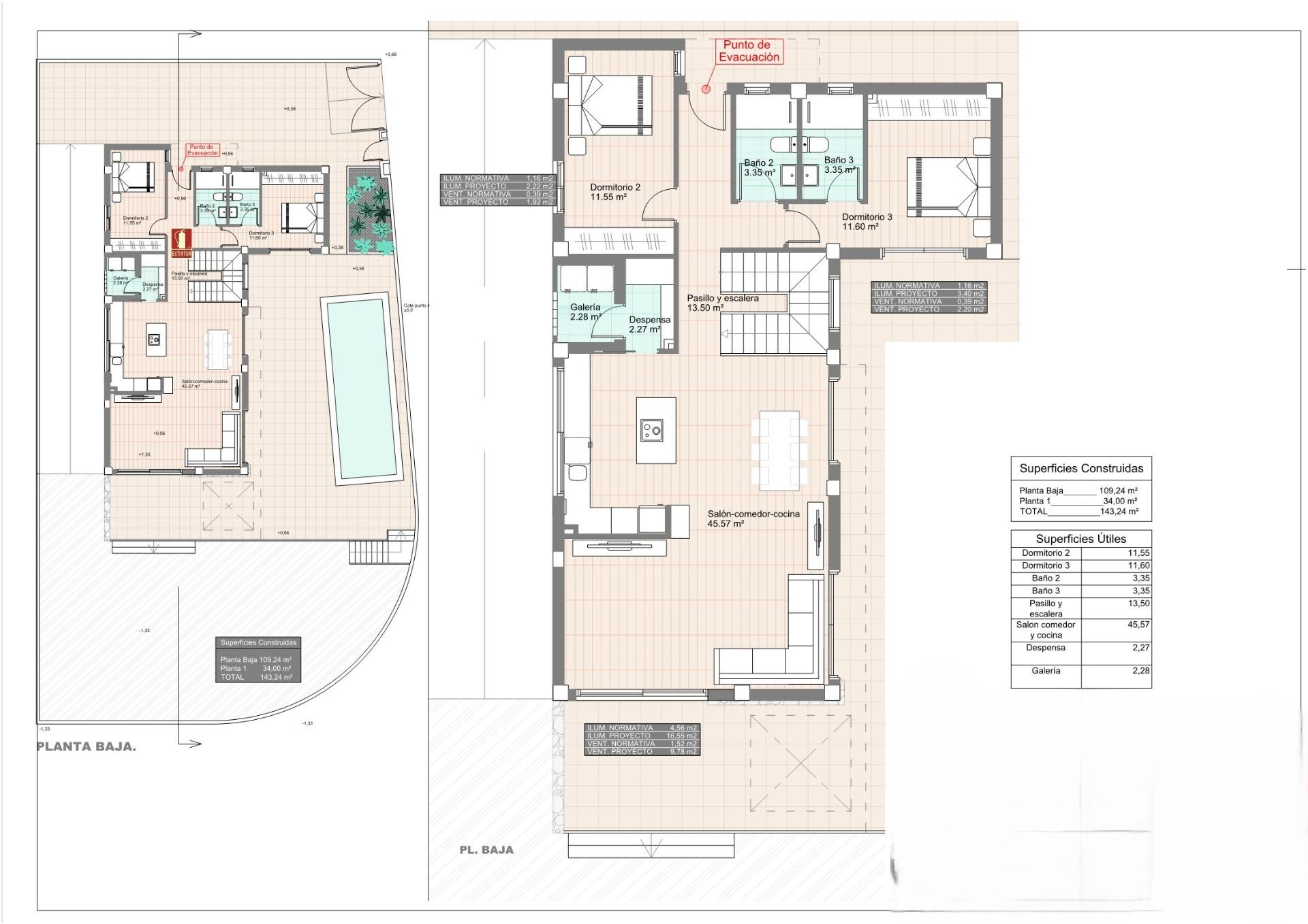 VILLAS DE OBRA NUEVA EN SAN FULGENCIO