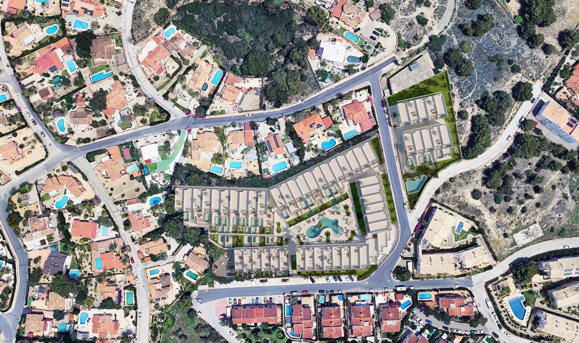 Apartamentos de nueva construcción con vistas abiertas en Alfaz del Pi