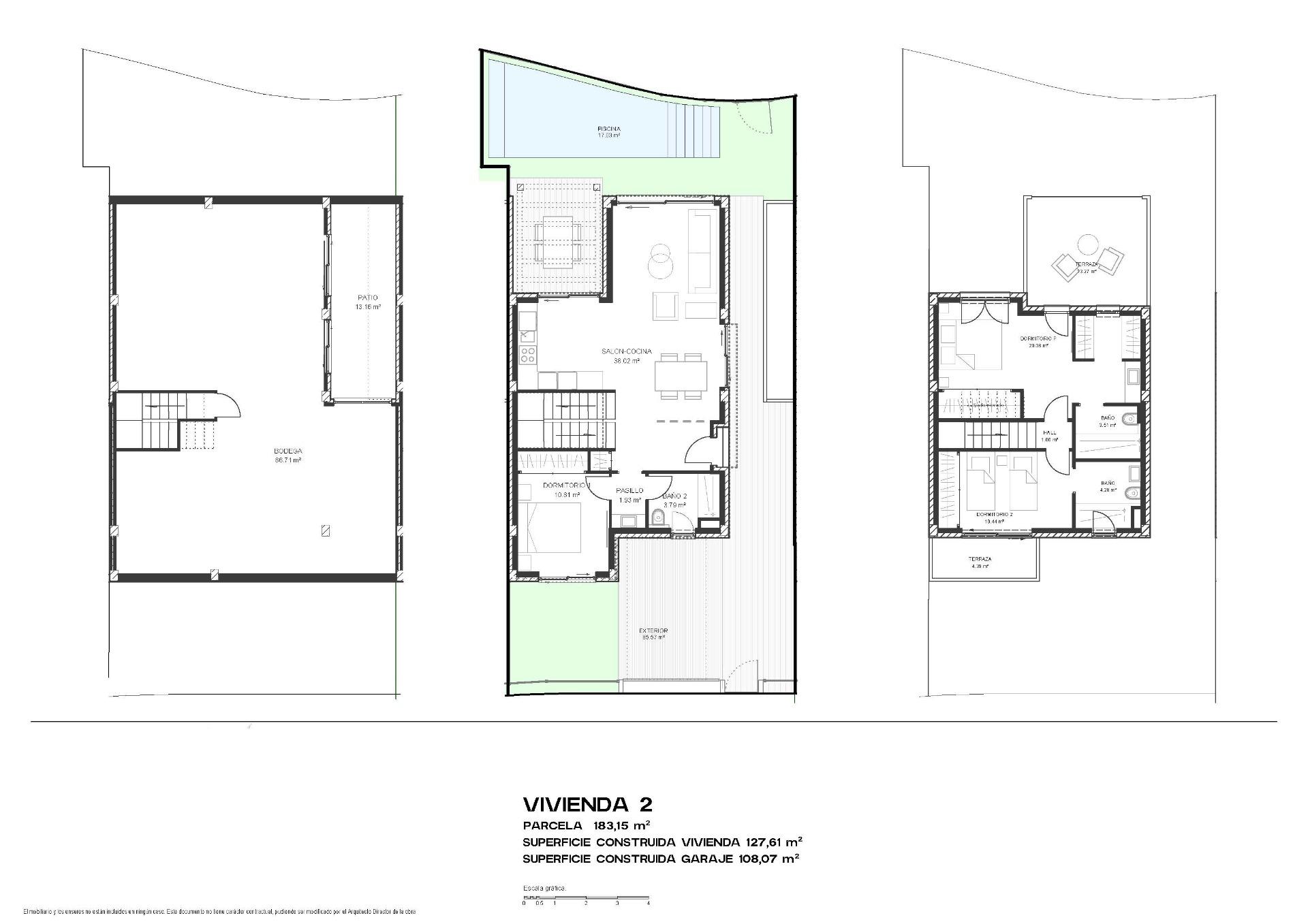 Villas de nueva construcción con piscina privada en Santa Rosalia Lake and Life Resort, Murcia
