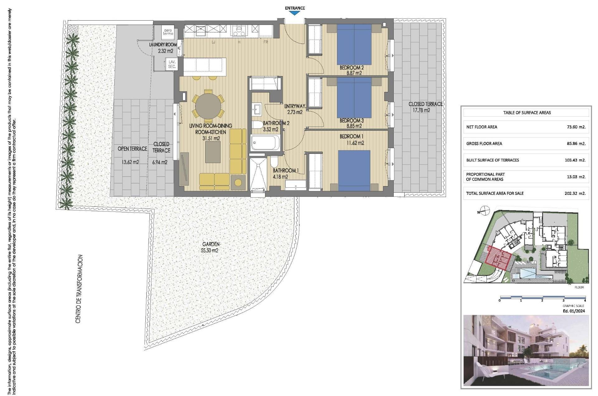 Apartamentos de nueva construcción en Cala Blanca, Jávea, a solo 100 metros del mar