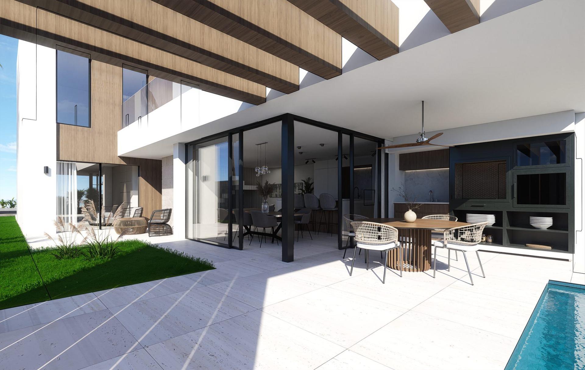 Exclusivas villas adosadas en primera línea de lago en Santa Rosalia Lake and Life Resort