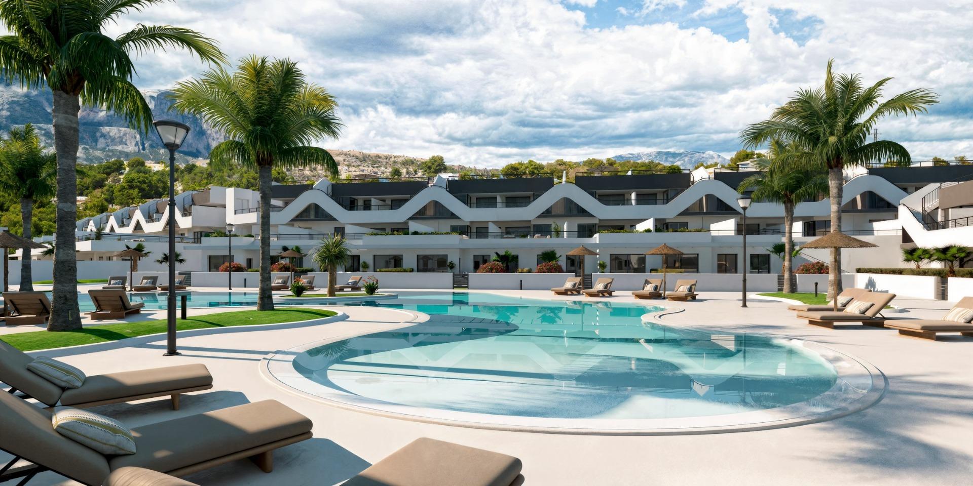 Apartamentos de nueva construcción con vistas abiertas en Alfaz del Pi