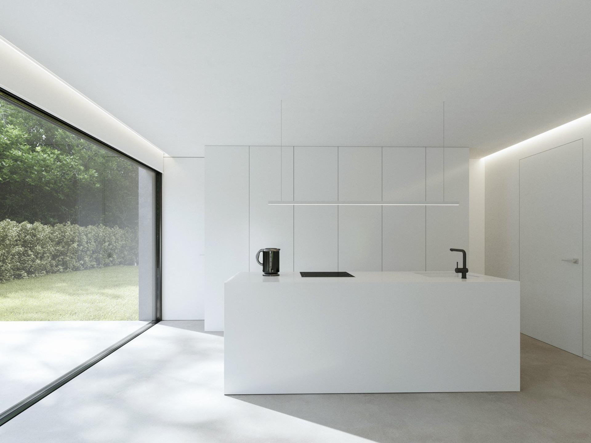 Villa minimalista de nueva construcción en Benidorm con piscina privada