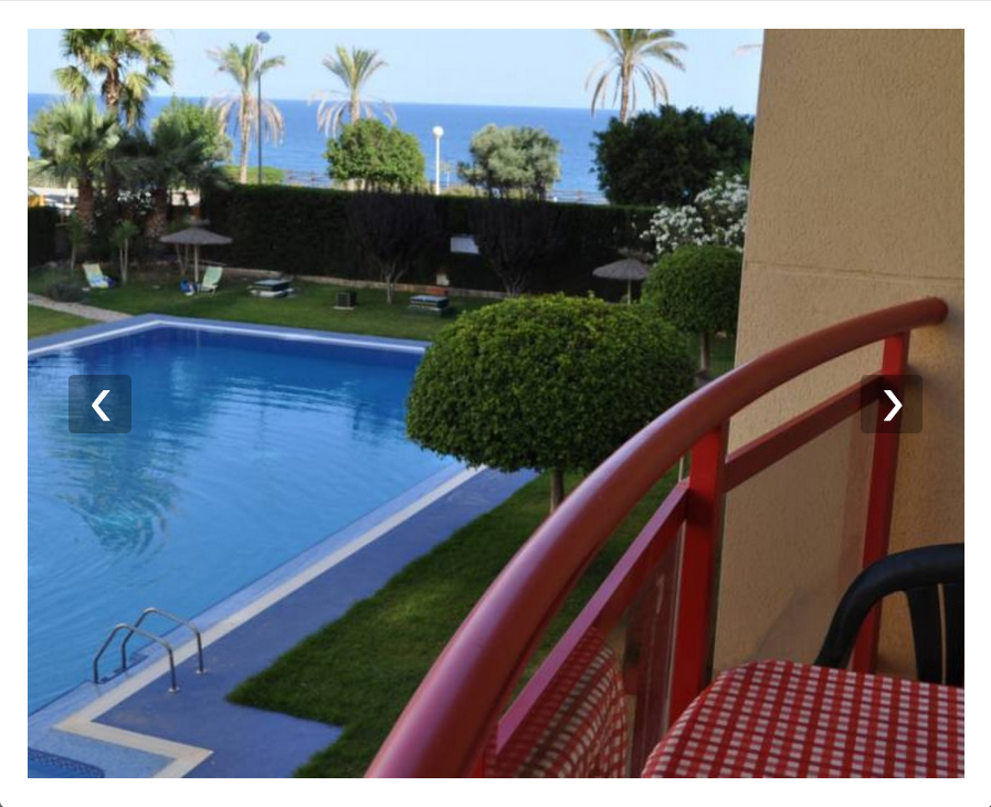 Increíble apartamento frente al mar