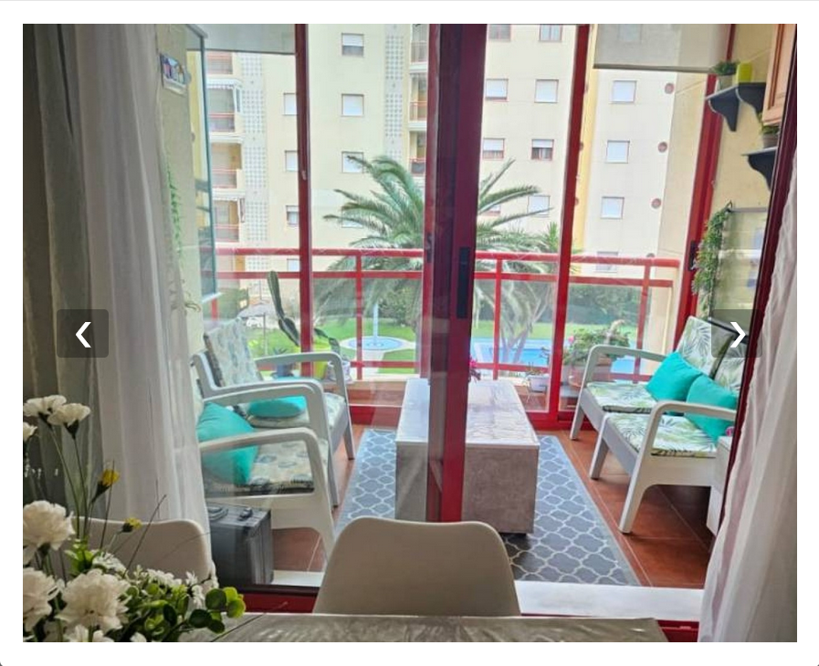 Increíble apartamento frente al mar