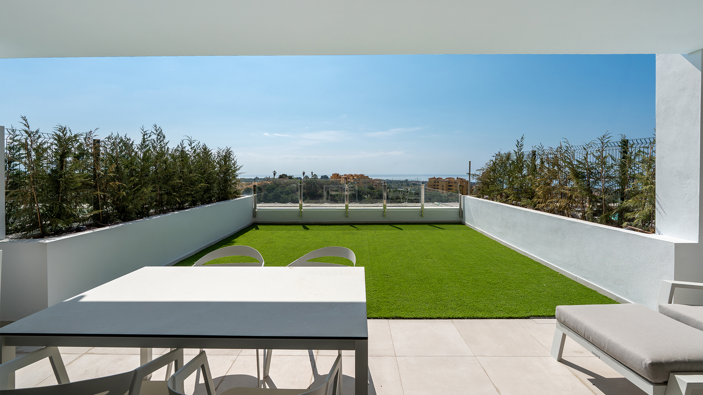 Obra nueva en moderna urbanización