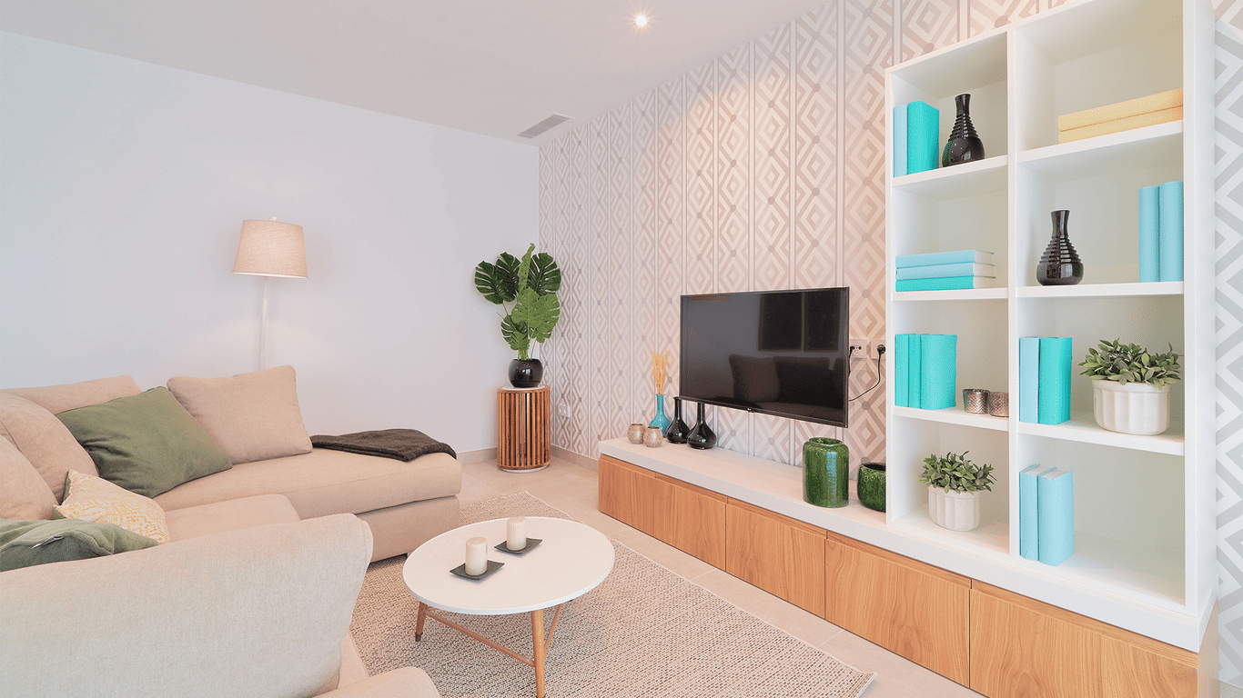 Lujoso apartamento junto al mar.
